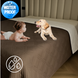 Waterproof Reversible Quilted Bedspread brown with blush pink, 50x80