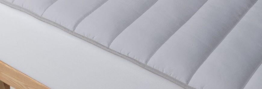 Стеганый наматрасник Melange Cotton с угловыми резинками 90х200 65866 фото