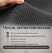 Cover for three-seater sofa dark gray Stretch Jacquard
