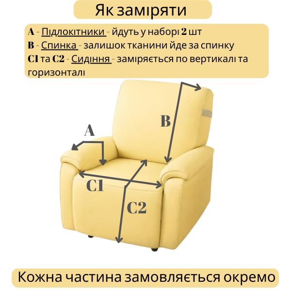 Set of armrest covers for a single chair made of furniture velour, sky blue, 56x56 cm - 2 pcs.