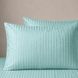 Mintol stripe satin pillowcase with wrap-around design, 50x70 cm