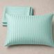 Mintol stripe satin pillowcase with wrap-around design, 50x70 cm