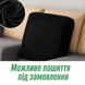 Еластичний чорний чохол для спинок та сидінь дивана з велюру 60х60 91461 фото 4