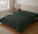 Satin stripe emerald duvet cover with wrap-around design, 200*220 cm