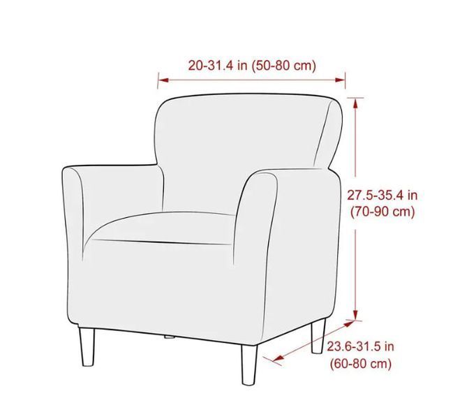 Cover for single sofa coffee Slavich Stretch Jacquard