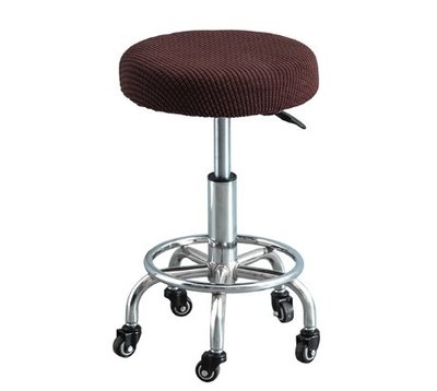 Чохол на круглий стілець для бару/кафе Slavich коричневий 87455 фото