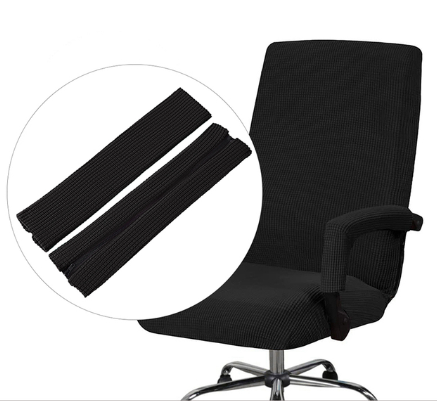 Black armrests for office chair Slavich (set of 2 pieces) Velor