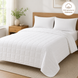 Quilted cotton blanket - summer U-tek white 200x220