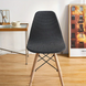 Scandinavian chair cover graphite jacquard jersey