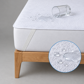 Aress U-tek terry/cotton mattress cover with elastic at the corners, waterproof 60x120
