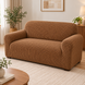 Sofa cover for two seats coffee Slavich Stretch Jacquard
